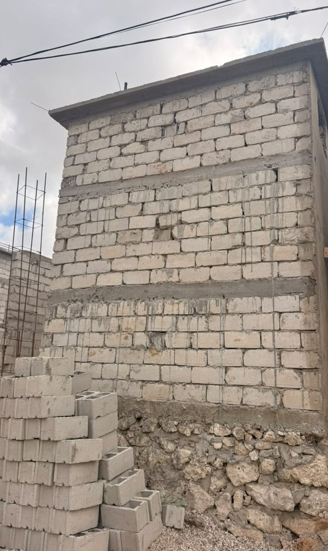 Reinforcement work on site